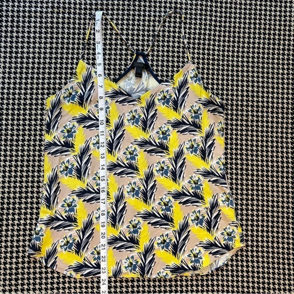 J. Crew | ‘Carrie’ Spring Meadow Silk Cami - Picture 12 of 14